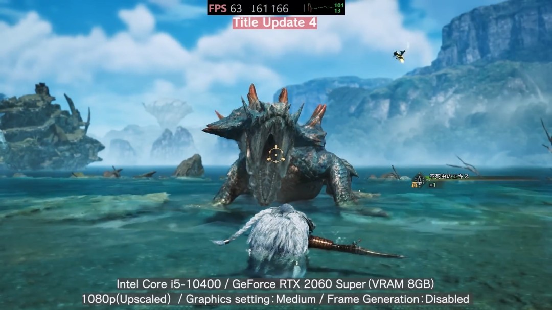 更新3最终战斗帧率记录为55FPS