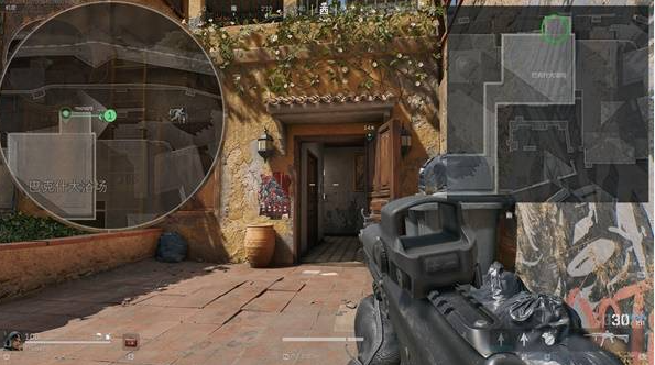 巴克什地图中标注的大浴场北侧通道及密室具体位置