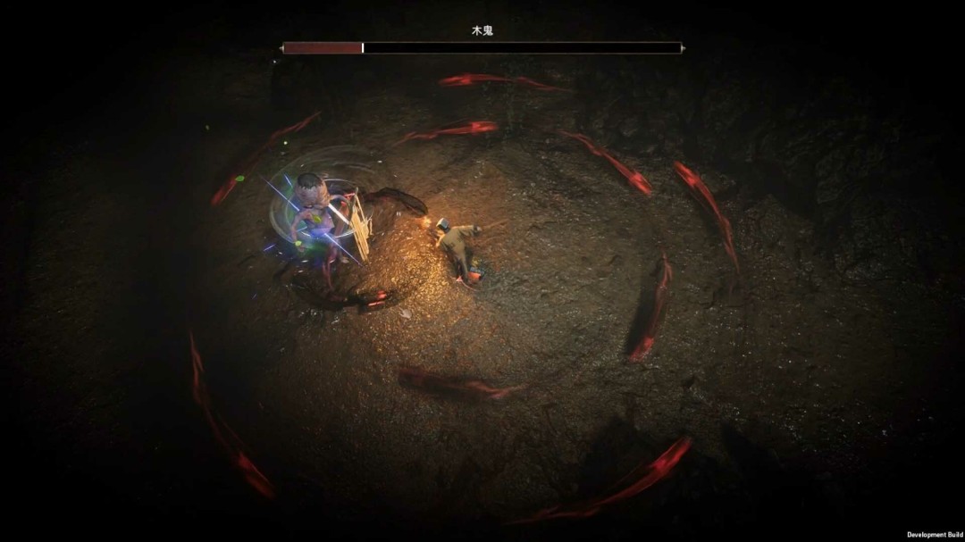 四位角色各持法器围站法阵四角，中央升起巨大符印，周围鬼影翻腾欲逃