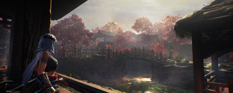 《仁王3》东海道区域俯瞰地图截图，标注着九处发光收藏点位：蜿蜒官道旁的温泉池泛着蓝光、山坳密林中六尊石质地藏像呈环形排列、悬崖边枯树顶端悬浮着半透明木灵轮廓