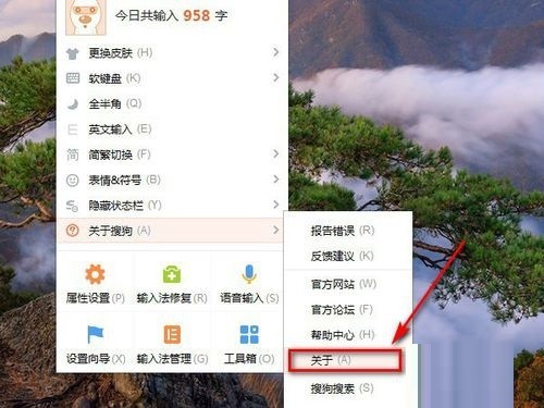 弹出式关于窗口截图，浅灰色背景上清晰展示‘搜狗输入法 v13.5.0.6151’字样，下方标注‘Copyright © 2006–2024 Sogou Inc.’及官网二维码