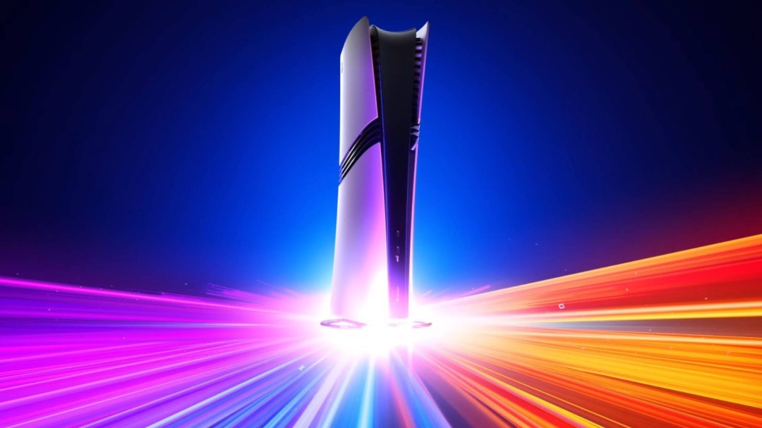 概念渲染图：未来PlayStation主机设计草图，强调散热模块与模块化扩展接口，背景呈现HBM3内存堆叠结构示意图