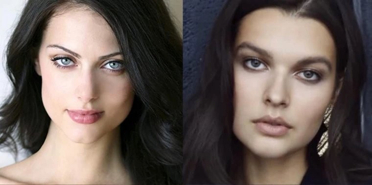 吉尔·瓦伦丁经典形象对比图：左侧为2002年《生化危机》重制版中茱莉亚·沃斯担任脸模的写实风格立绘，右侧为《<a target=