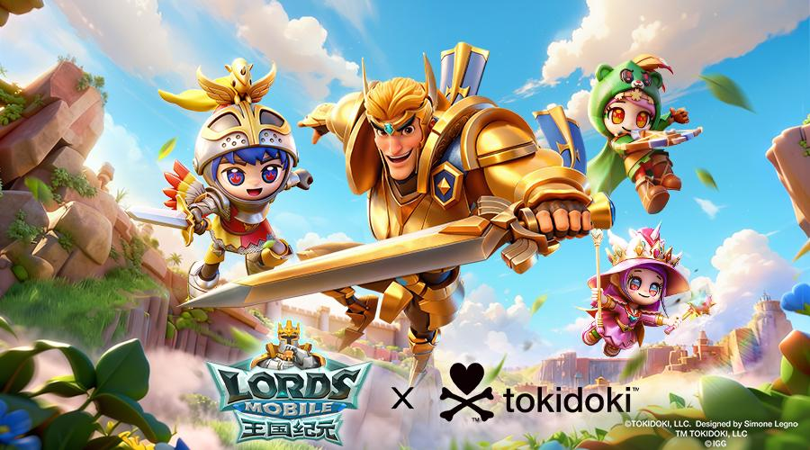 tokidoki联动角色三连绘：彩虹百合手持魔法花束微笑，帕拉迪诺爵士身披蓝金纹章披风持盾而立，戴安娜背负短弓英姿飒爽