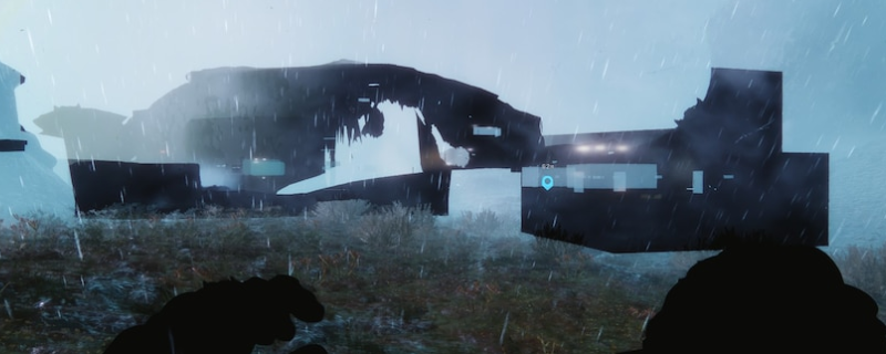 《失落星船：马拉松》游戏内四款冲锋枪并列展示图，金属质感枪身泛着冷光，背景为太空站内部锈蚀金属走廊，氛围紧张压抑