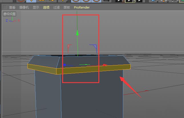 最终效果展示：立方体顶部已形成层次分明的阶梯状房檐结构，边缘平直利落，结构关系清晰准确