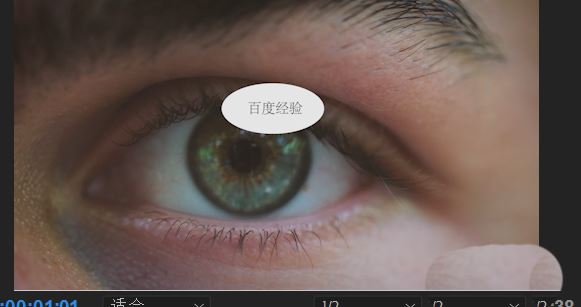 旧版标题编辑窗口特写：左侧为椭圆图形轮廓，右上角可见半透明文字光标，背景为深灰网格参考线