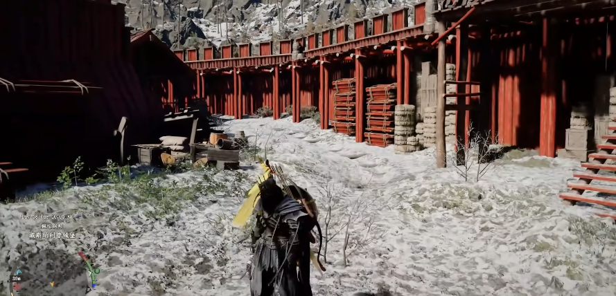 动态截图：角色手掌凝聚青白色气劲，猛击石碑瞬间，裂痕如蛛网蔓延，碎石飞溅中石碑向内缩进，露出黑洞洞的阶梯入口