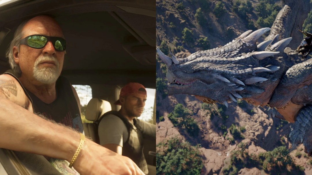 Project EL概念美术图：一座悬浮于云海之上的蒸汽朋克与魔法交织的巨型城邦，空中飞艇穿梭其间，地面街道可见持剑骑士与施法法师并行，整体色调恢弘诡谲